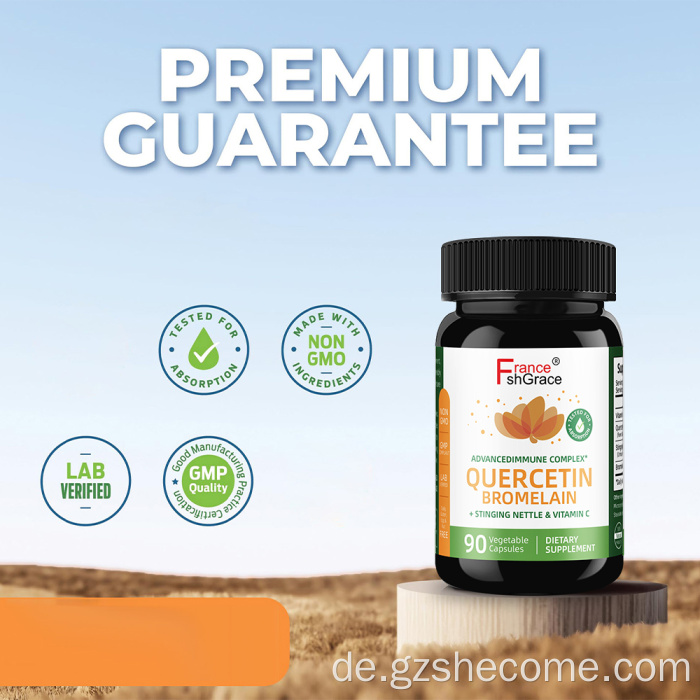 Quercetin-Bromelain-Kapseln zur Unterstützung des Immunsystems